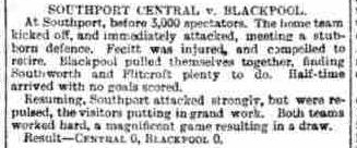 Lancashire Evening Post 1st February 1890