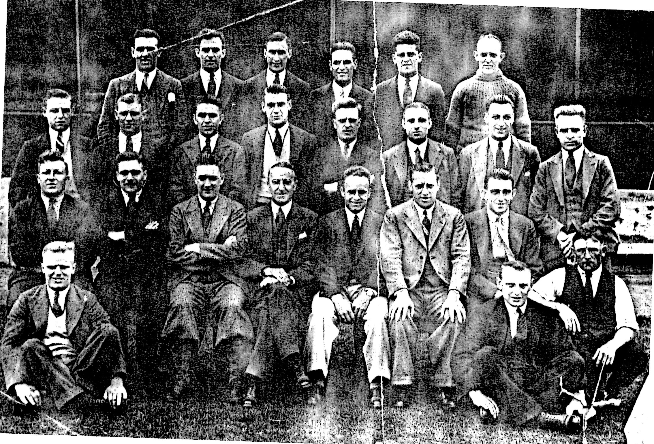 Formal Team Photo 1931/32 - All in Suits